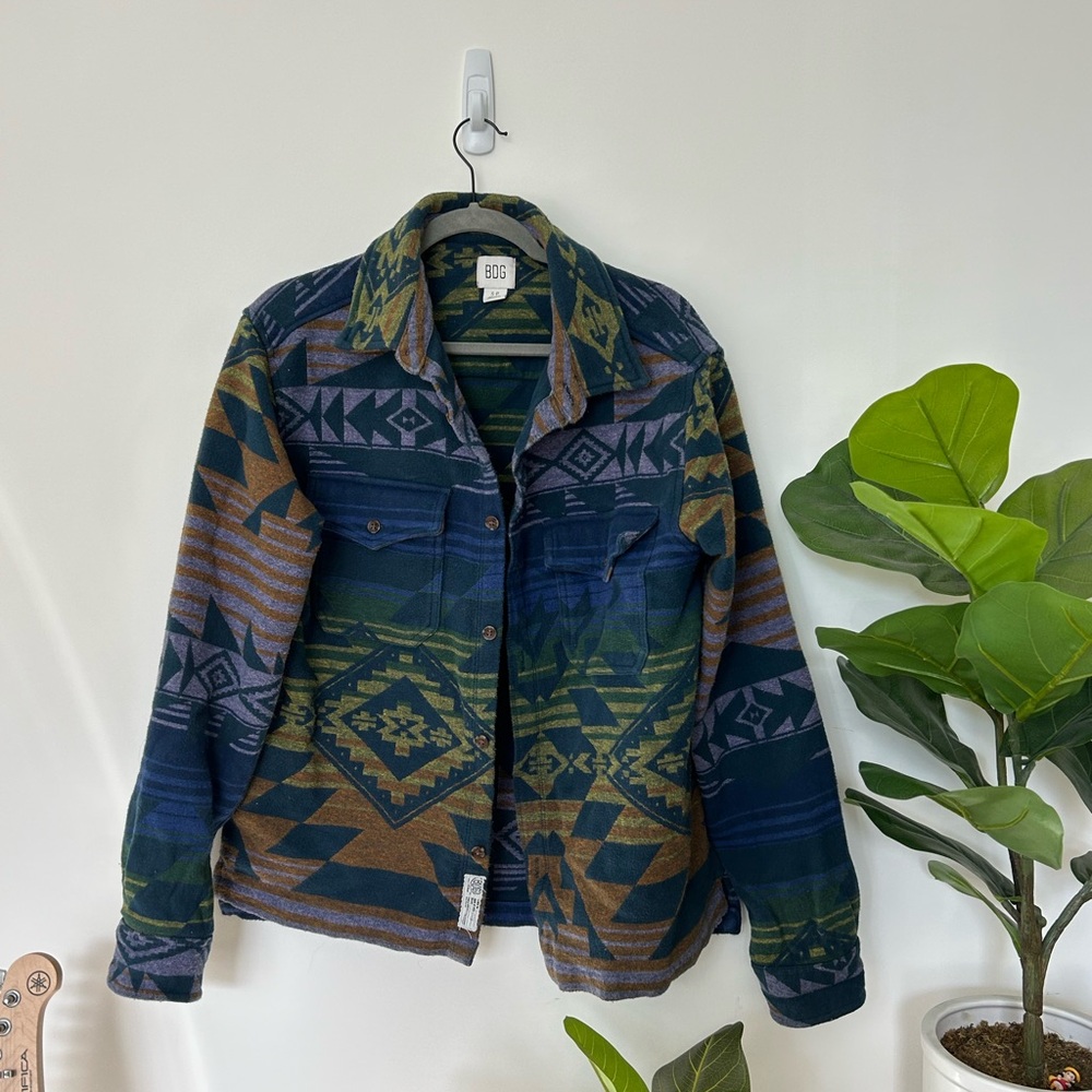 Urban Outfitters BDG Geometric Patterned Jacket
